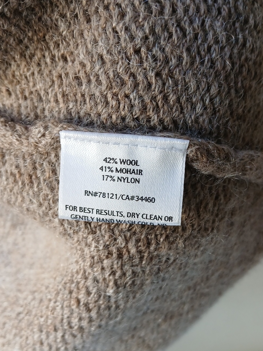 Eileen Fisher Wool Mohair Hooded Cardigan Sweater Women's Medium - Picture 5 of 6
